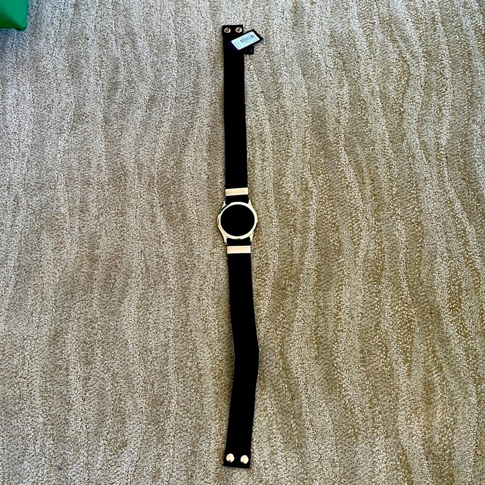 Bebe Brand New Black and Gold Belt 32.5” without stretch